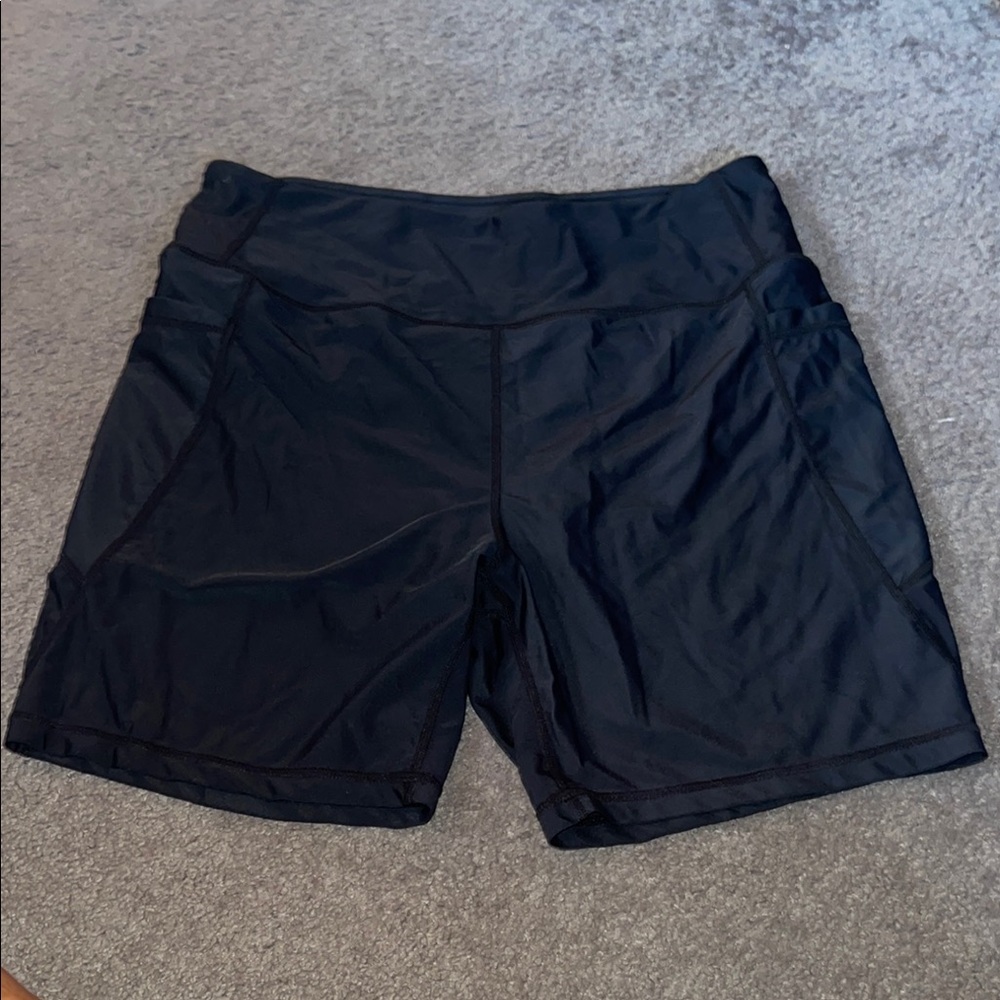 Women's Black Swim Shorts
